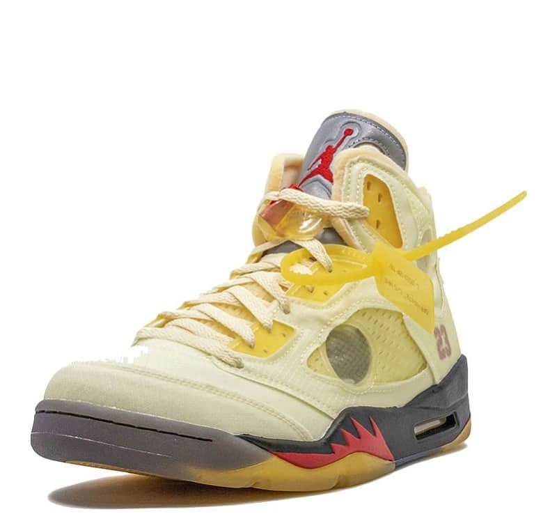 Off-White X Air Jordan 5 “Sail&Quot;