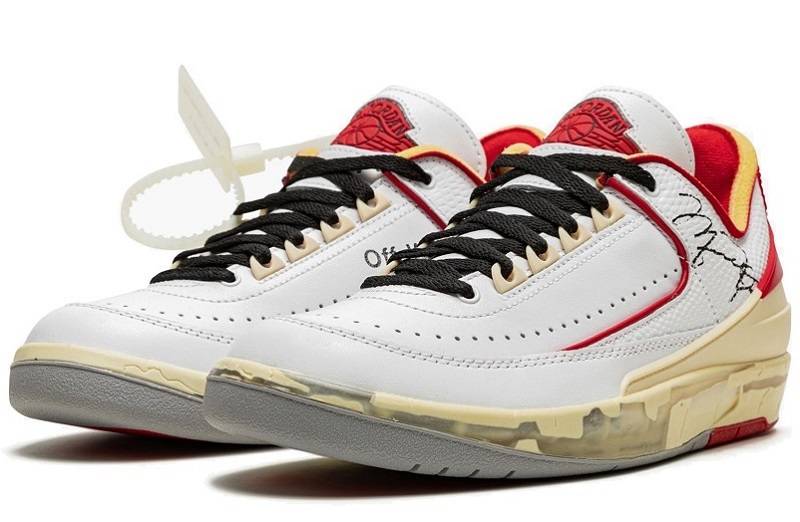 Off-White X Air Jordan 2 Low “White Red”