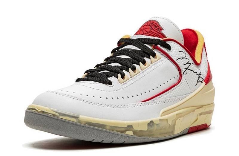 Off-White X Air Jordan 2 Low “White Red”