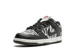 Quartersnacks x Nike SB Dunk Low “Zebra”