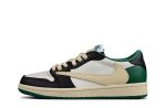 Travis Scott x Jordan 1 Retro Low "Green Black White"