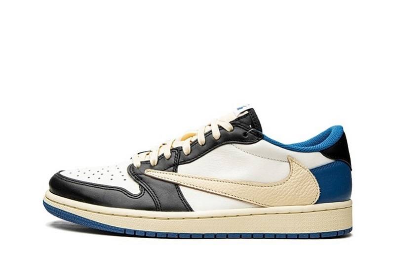 Travis Scott X Fragment X Air Jordan 1 Low Og &Quot;White&Quot;