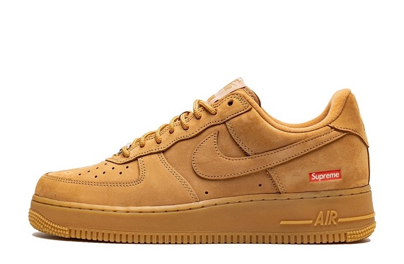 Supreme x Air Force 1 Low SP "Box Logo - Wheat"