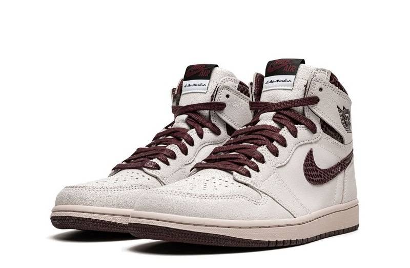 A Ma Maniere X Jordan 1 High &Quot;Burgundy Crush&Quot;