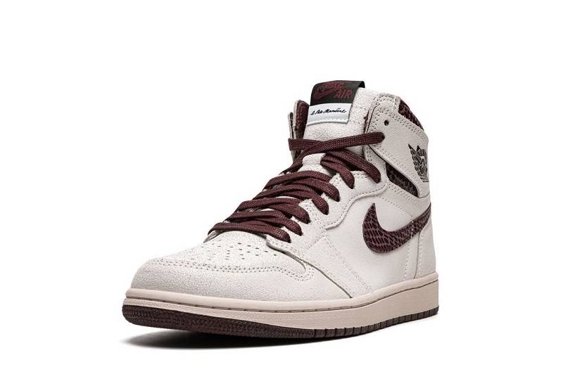 A Ma Maniere X Jordan 1 High &Quot;Burgundy Crush&Quot;