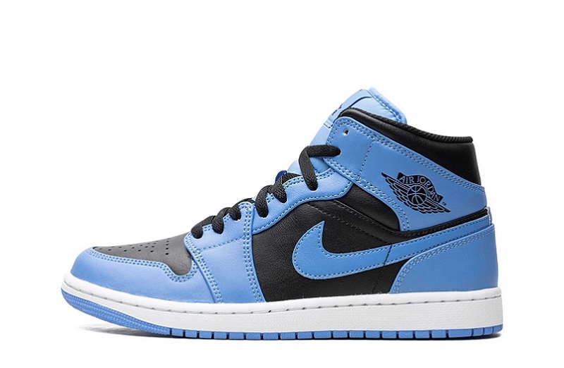 Air Jordan 1 Mid "University Blue Black"