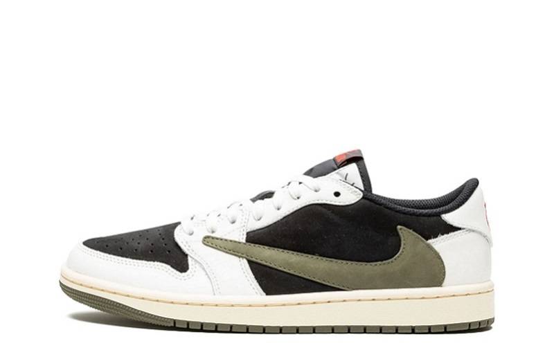 Travis Scott Jordan 1 “Olive” Low