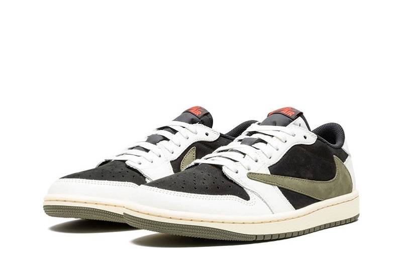 Travis Scott Jordan 1 “Olive” Low