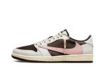 Travis Scott x Wmns Air Jordan 1 Retro Low OG SP "Dark Pony Pink Oxford"