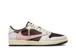 Travis Scott x Wmns Air Jordan 1 Retro Low OG SP "Dark Pony Pink Oxford"