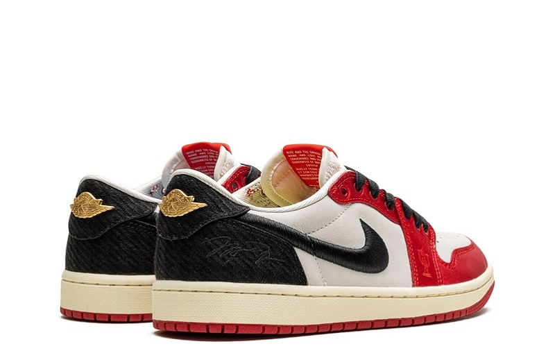 Trophy Room X Air Jordan 1 Retro Low Og Sp &Quot;Rookie Card - Away&Quot;