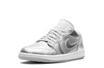 Wmns Air Jordan 1 Low SE "Metallic Silver"