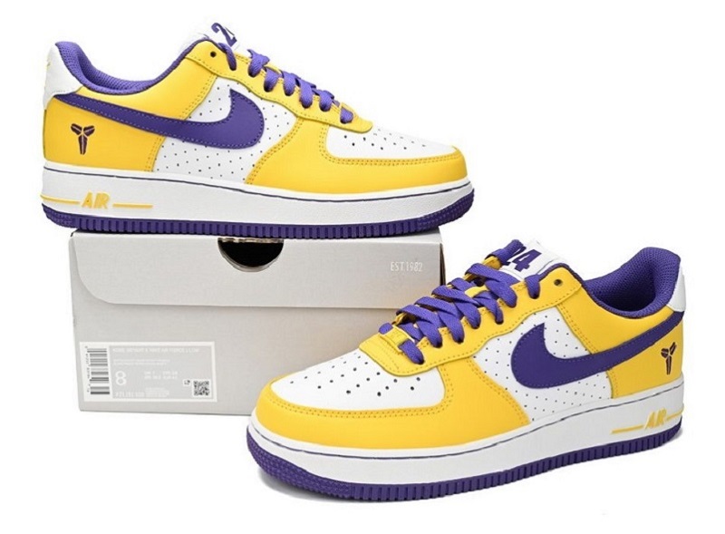 Kobe Bryant X Air Force 1 Low &Quot;Lakers Home&Quot;