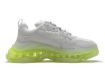 Balenciaga Triple S Clear Sole "White Green"