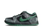 THERE Skateboards x Dunk Low SB "Black Gorge Green"