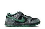 THERE Skateboards x Dunk Low SB "Black Gorge Green"