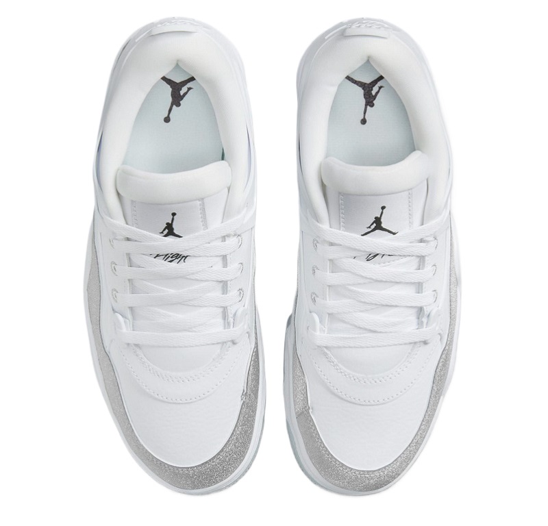 Wmns Air Jordan 4 Rm &Quot;White Silver Glitter&Quot;