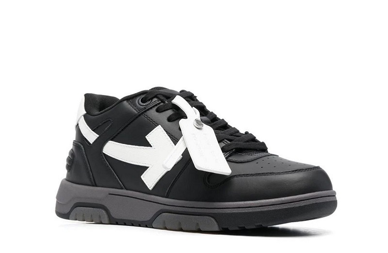 Off-White Out Of Office Ooo Low Tops &Quot;Black Grey White&Quot; Ss22