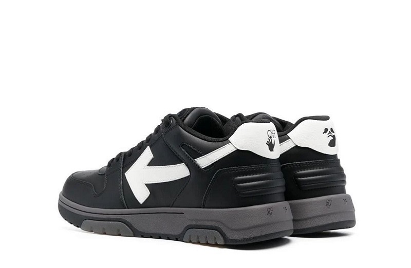 Off-White Out Of Office Ooo Low Tops &Quot;Black Grey White&Quot; Ss22