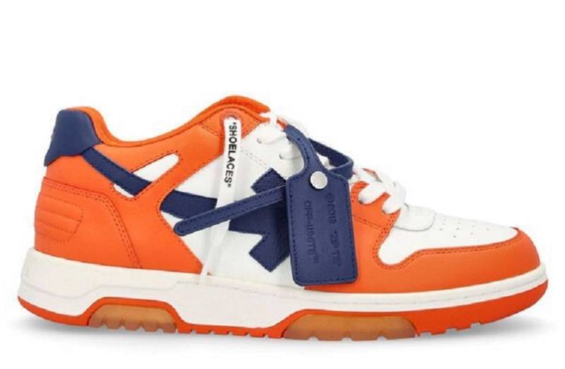 Off-White Out of Office OOO Low Tops "Orange Blue"