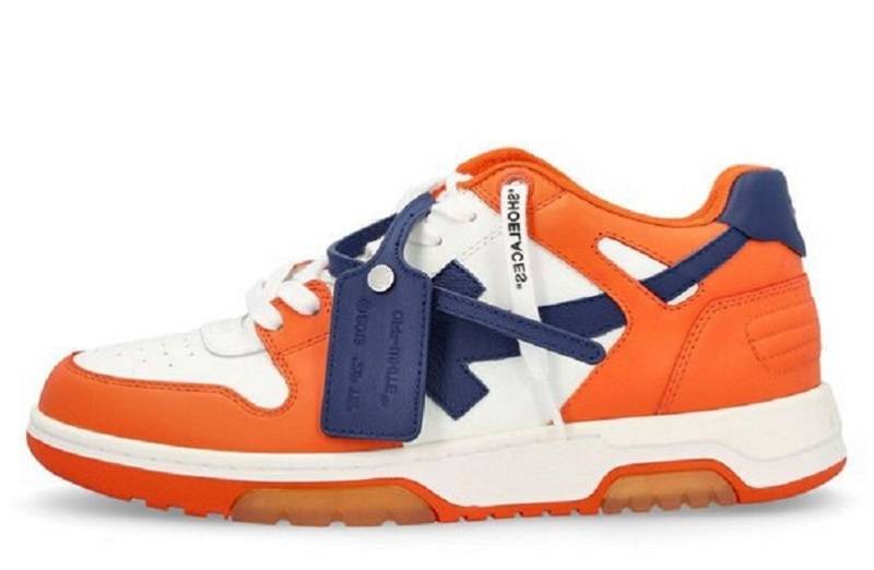 Off-White Out Of Office Ooo Low Tops &Quot;Orange Blue&Quot;