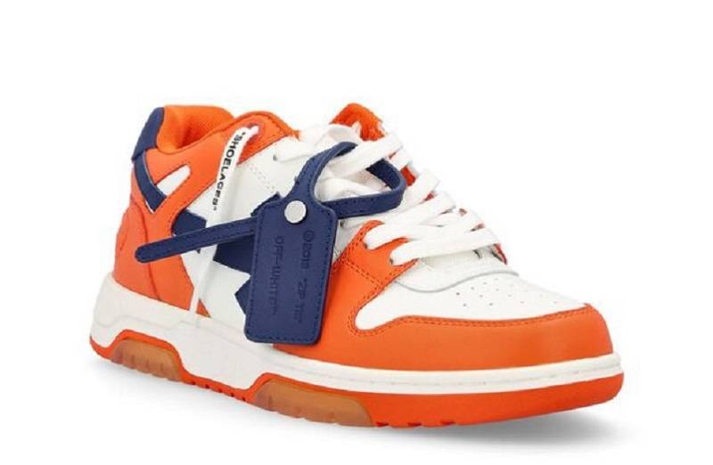 Off-White Out Of Office Ooo Low Tops &Quot;Orange Blue&Quot;