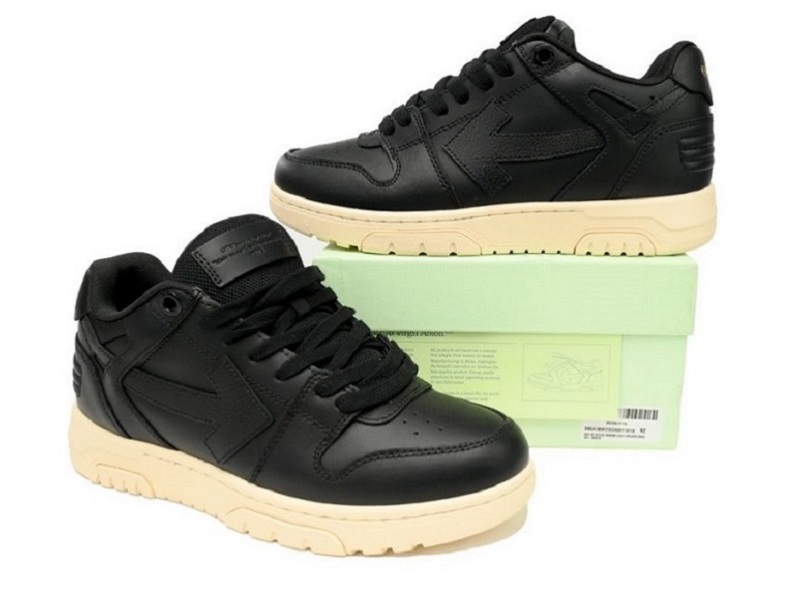 Off-White Out Of Office Ooo Low Tops &Quot;Black Gum&Quot;