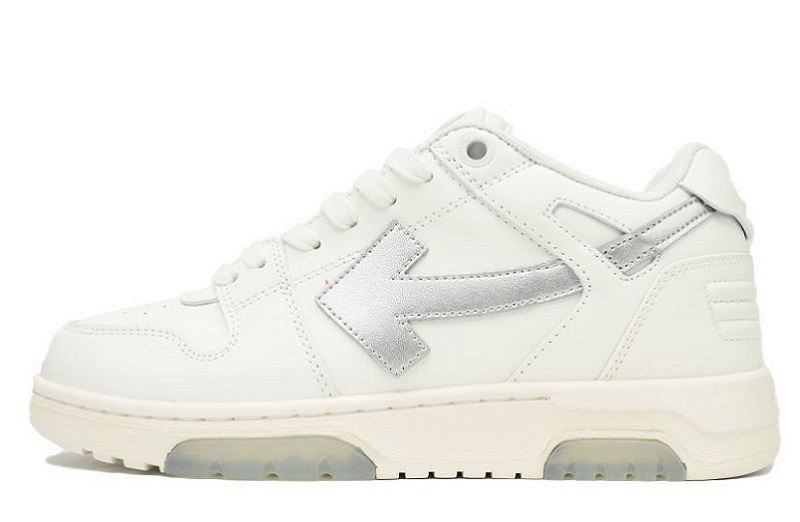 Off-White Out Of Office Ooo Low Tops &Quot;White Silver&Quot;