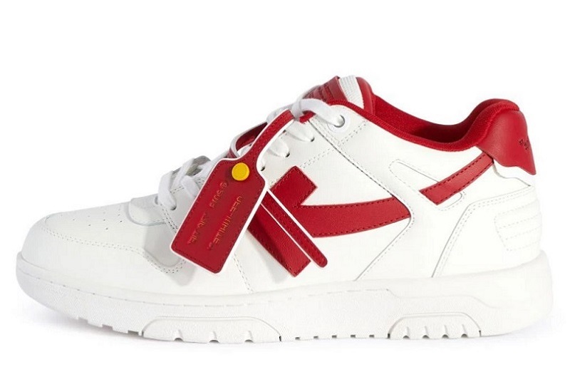 Off-White Out Of Office Ooo Low Tops &Quot;2024 Lunar New Year Red White&Quot;