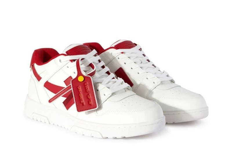 Off-White Out Of Office Ooo Low Tops &Quot;2024 Lunar New Year Red White&Quot;