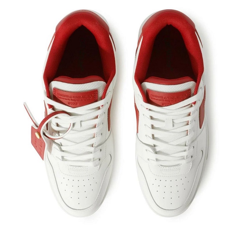 Off-White Out Of Office Ooo Low Tops &Quot;2024 Lunar New Year Red White&Quot;