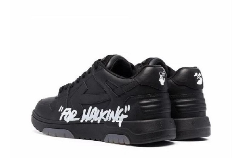 Off-White Ooo Low Tops For Walking &Quot;Black White&Quot;