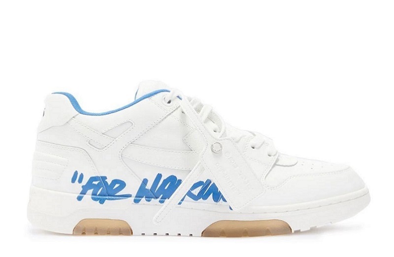 Off-White Out Of Office Low Tops For Walking "White White Dark Blue" SS22