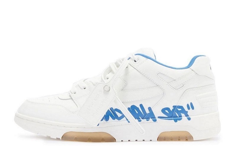 Off-White Out Of Office Low Tops For Walking &Quot;White White Dark Blue&Quot; Ss22