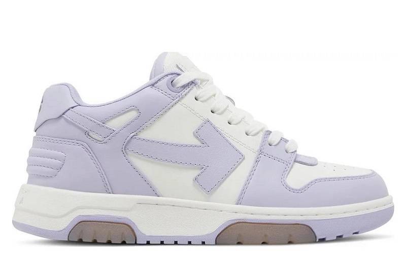 Off-White Out Of Office OOO Calf Leather "White Lilac" WMNS