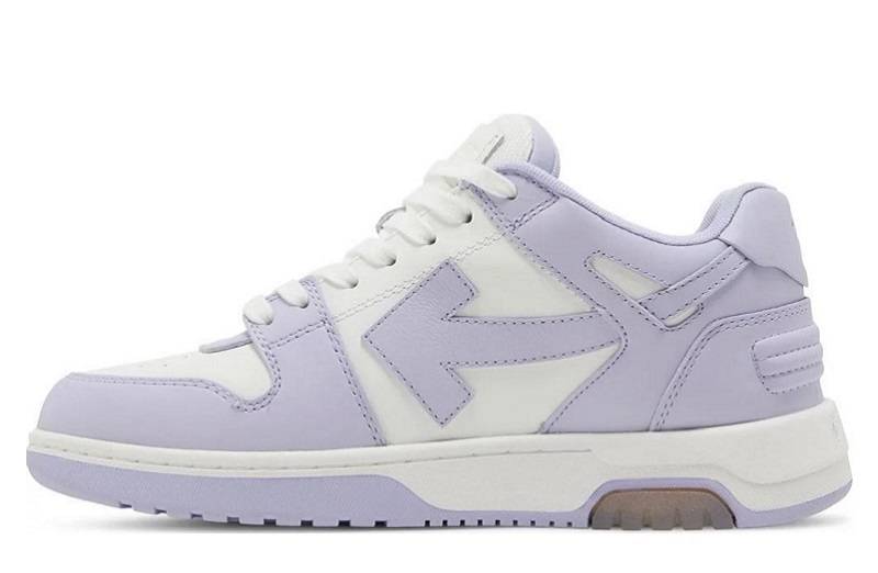 Off-White Out Of Office Ooo Calf Leather &Quot;White Lilac&Quot; Wmns