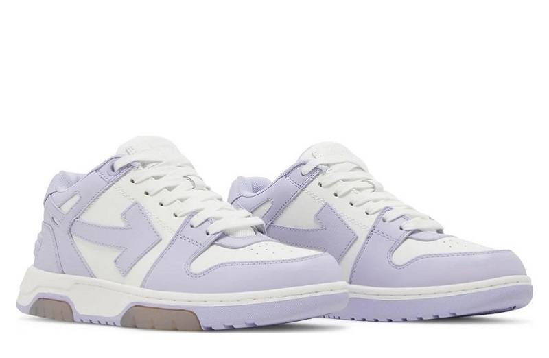 Off-White Out Of Office Ooo Calf Leather &Quot;White Lilac&Quot; Wmns