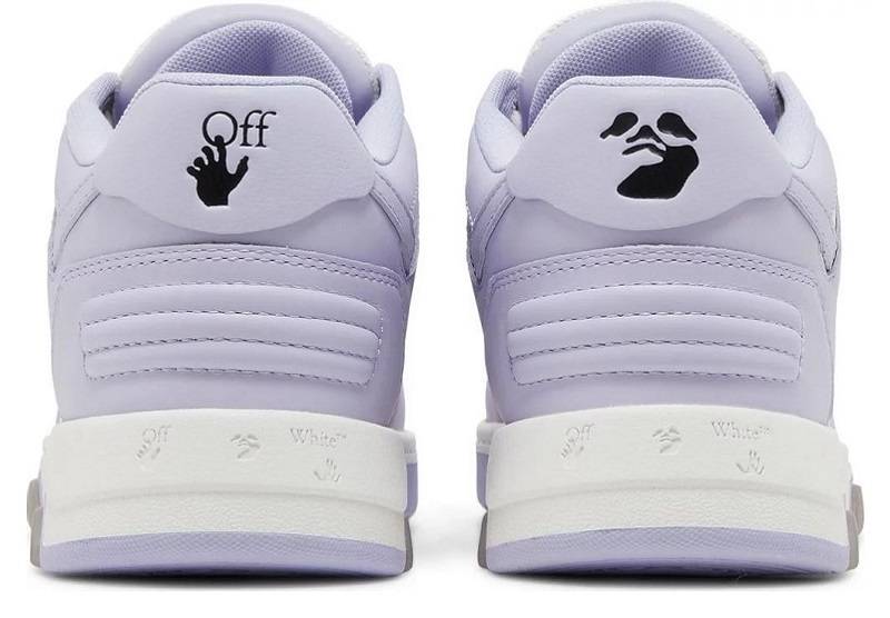 Off-White Out Of Office Ooo Calf Leather &Quot;White Lilac&Quot; Wmns