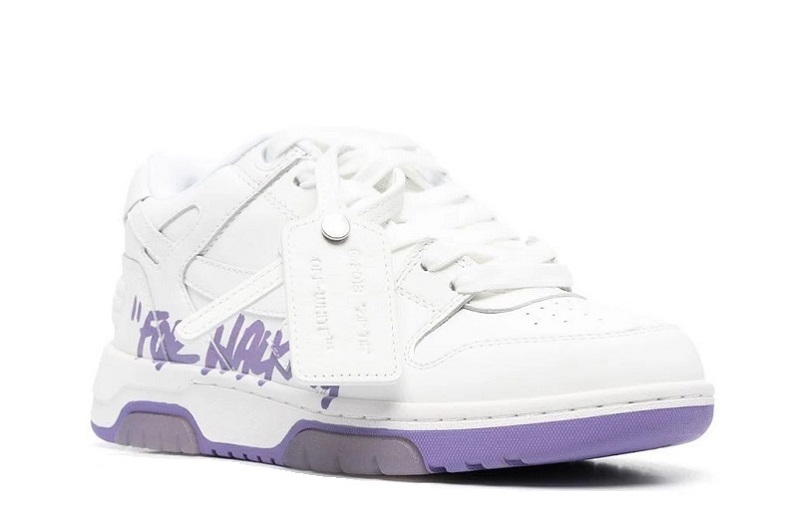 Wmns Off-White Out Of Office Ooo For Walking Low Tops &Quot;White Lilac&Quot;