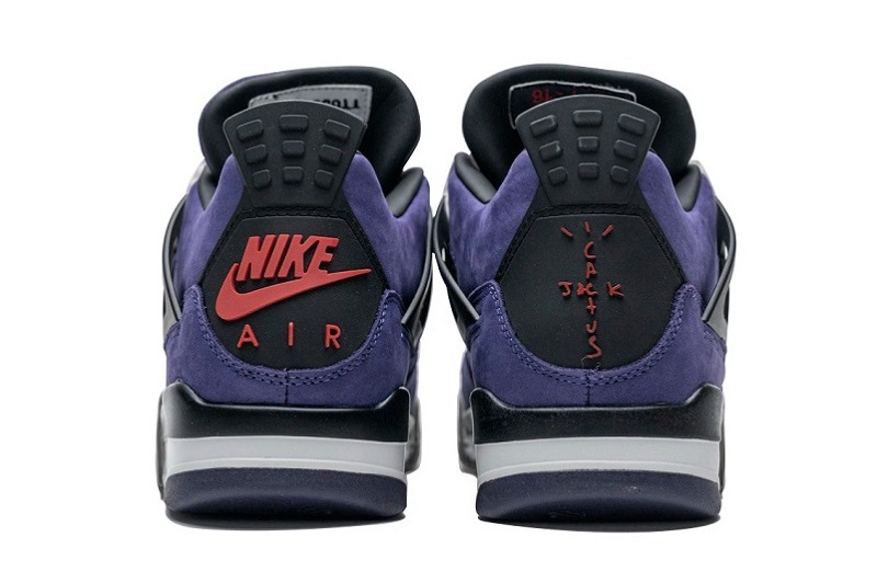 Travis Scott X Air Jordan 4 Retro &Quot;Purple Suede - Black Midsole&Quot;