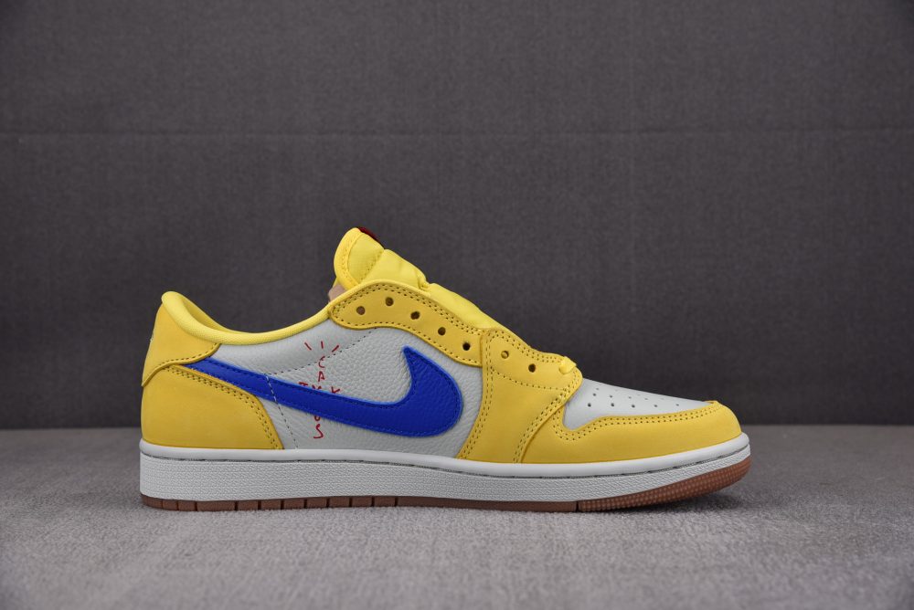 Travis Scott X Air Jordan 1 Low Og &Quot;Canary&Quot;