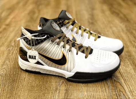 Nike Kobe 4 Protro X White Black Del Sol