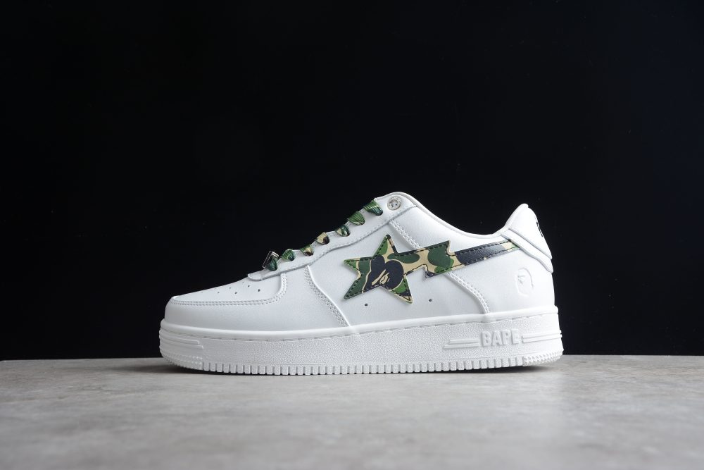 Bape Sta White Camo Edition Sneakers