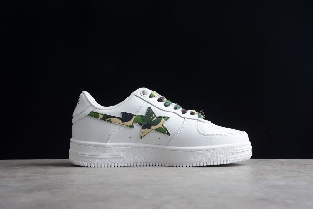 Bape Sta White Camo Edition Sneakers