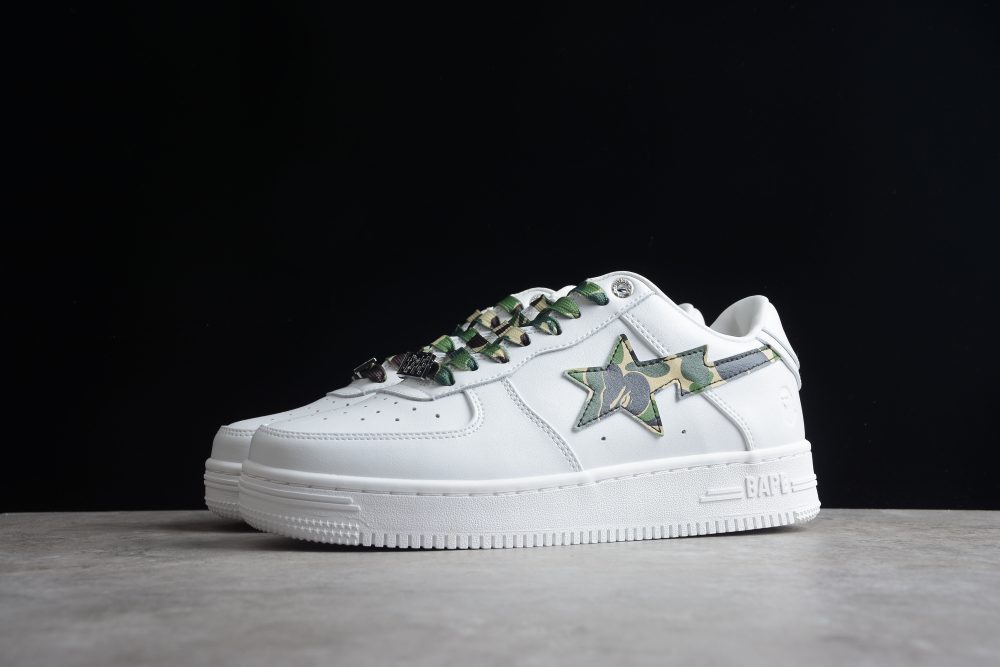 Bape Sta White Camo Edition Sneakers