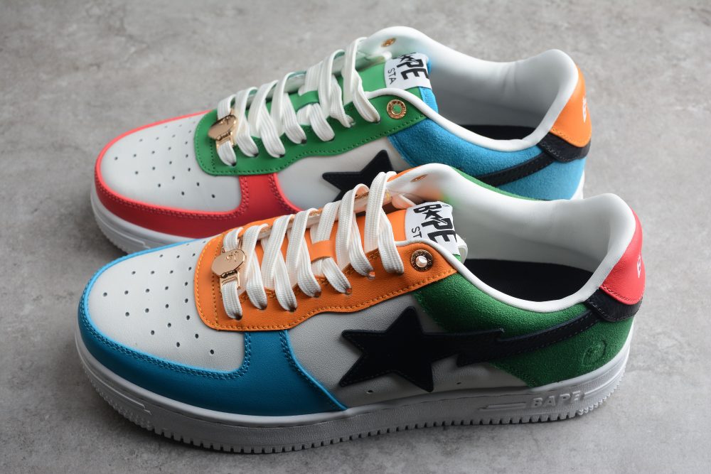 Bape Sta Multi-Color Edition Sneakers