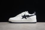 BAPE STA Low-Top White and Black Sneakers