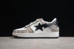 BAPE STA Low-Top Sneakers with Snakeskin Pattern