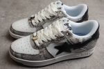 BAPE STA Low-Top Sneakers with Snakeskin Pattern