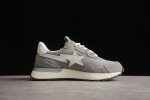 BAPE STA Runner Sneakers in Grey and White